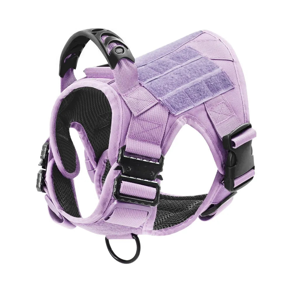 PETRAVEL Military Camouflage Dog Harness For Large And Medium Dogs