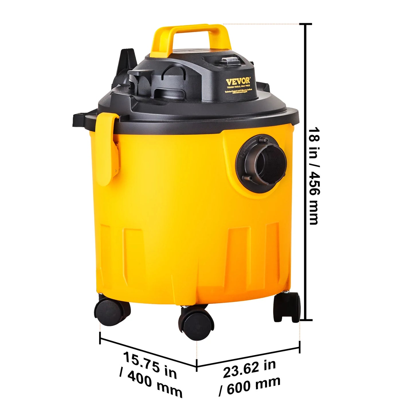 SucceBuy Wet Dry Shop Vacuum Powerful Suction For Carpet Debris