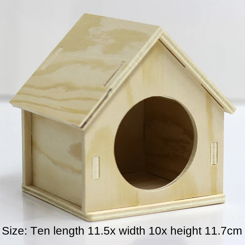 NONECN Hamster Wooden Toys and Accessories Kit