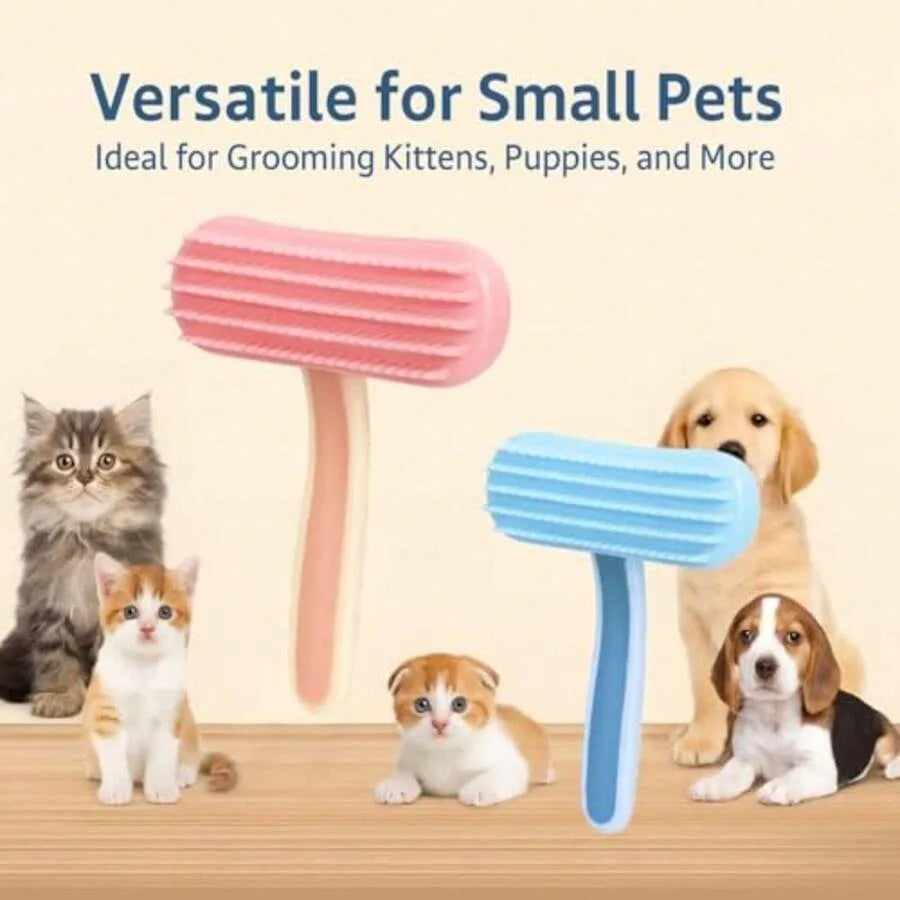 2 Pack Bunny And Chinchilla Grooming Brush Deshedding For Guinea Pigs