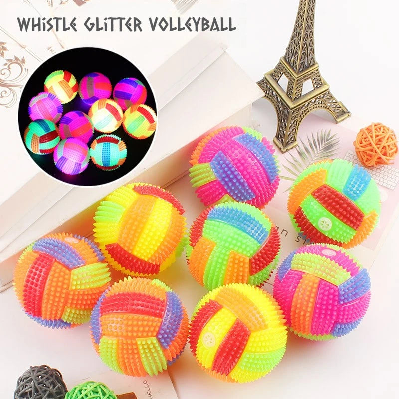 Glowing LED Ball Dog Toy for Puppies Chew and Play