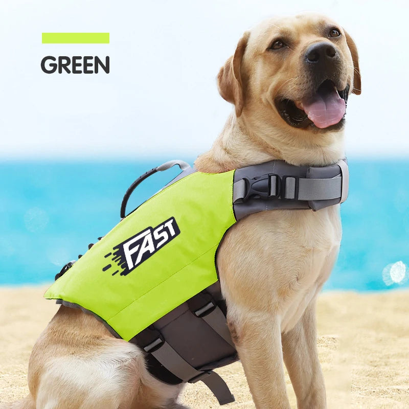 Dog Life Jacket Reflective Safety Vest for Swimming and Surfing