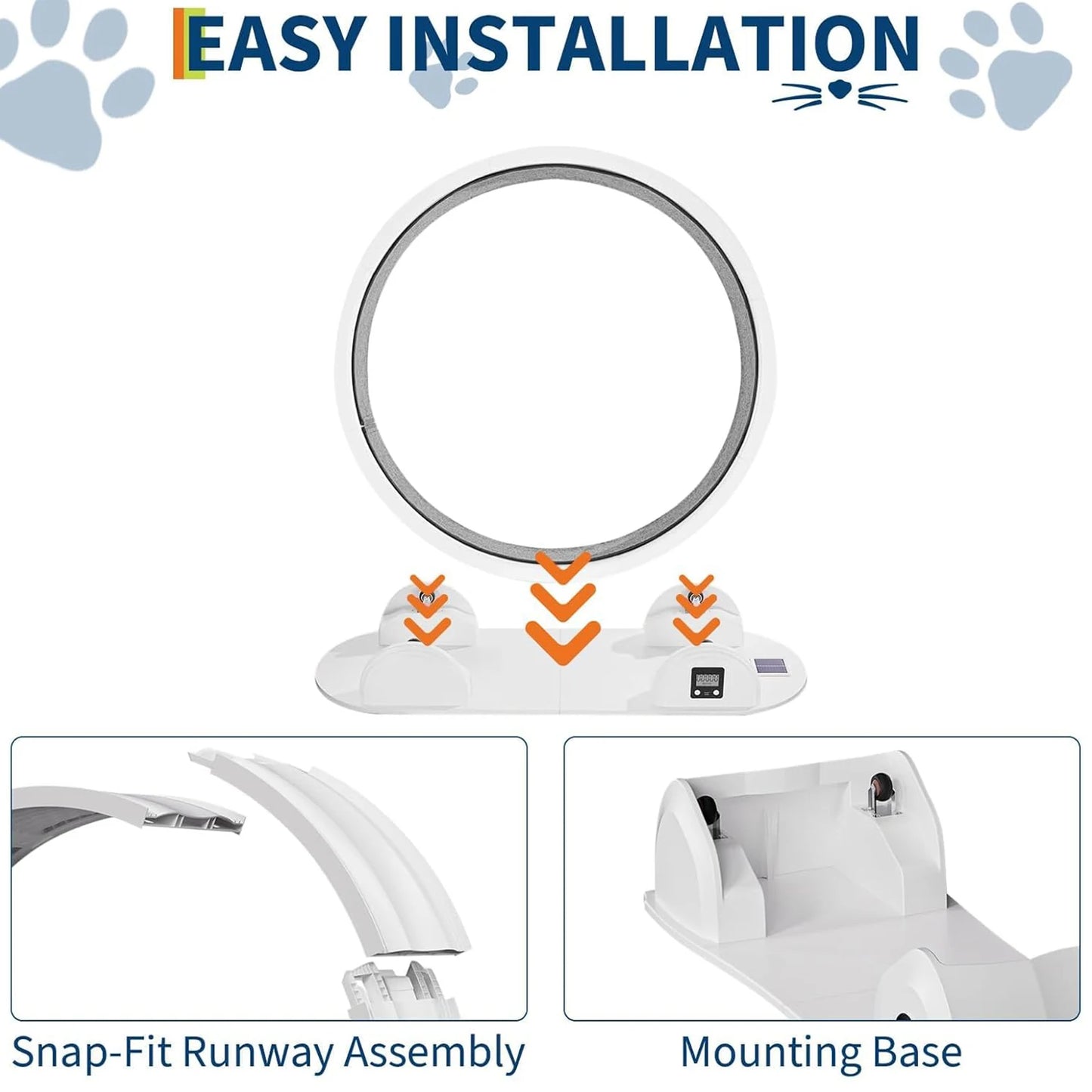 HiMISSCN Cat Exercise Wheel For Indoor Cats And Small Pets