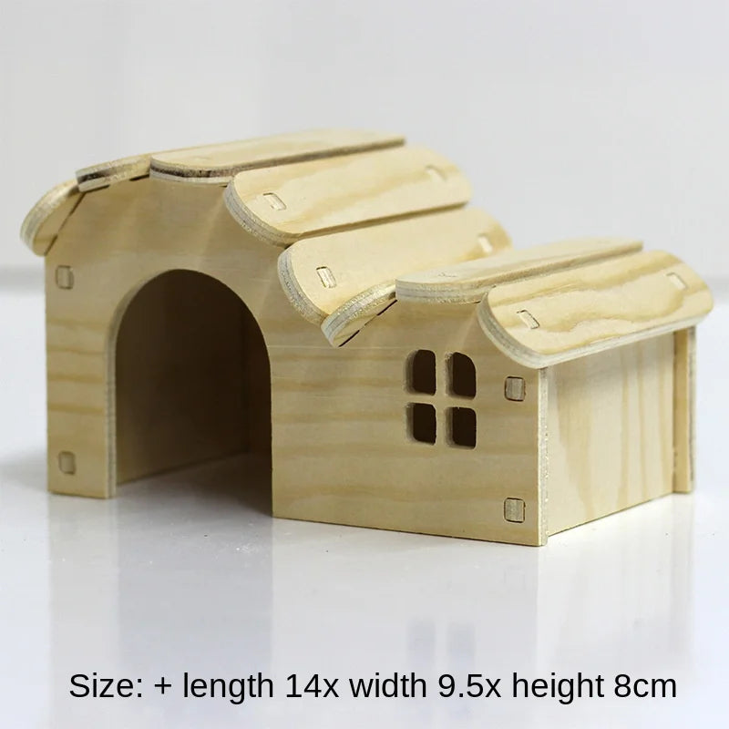 NONECN Hamster Wooden Toys and Accessories Kit