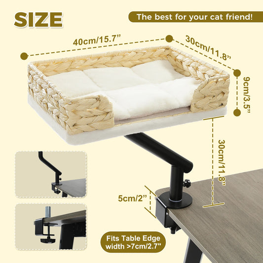 PAWZ Road Cat Desk Bed Stand Rotatable For Indoor Cats