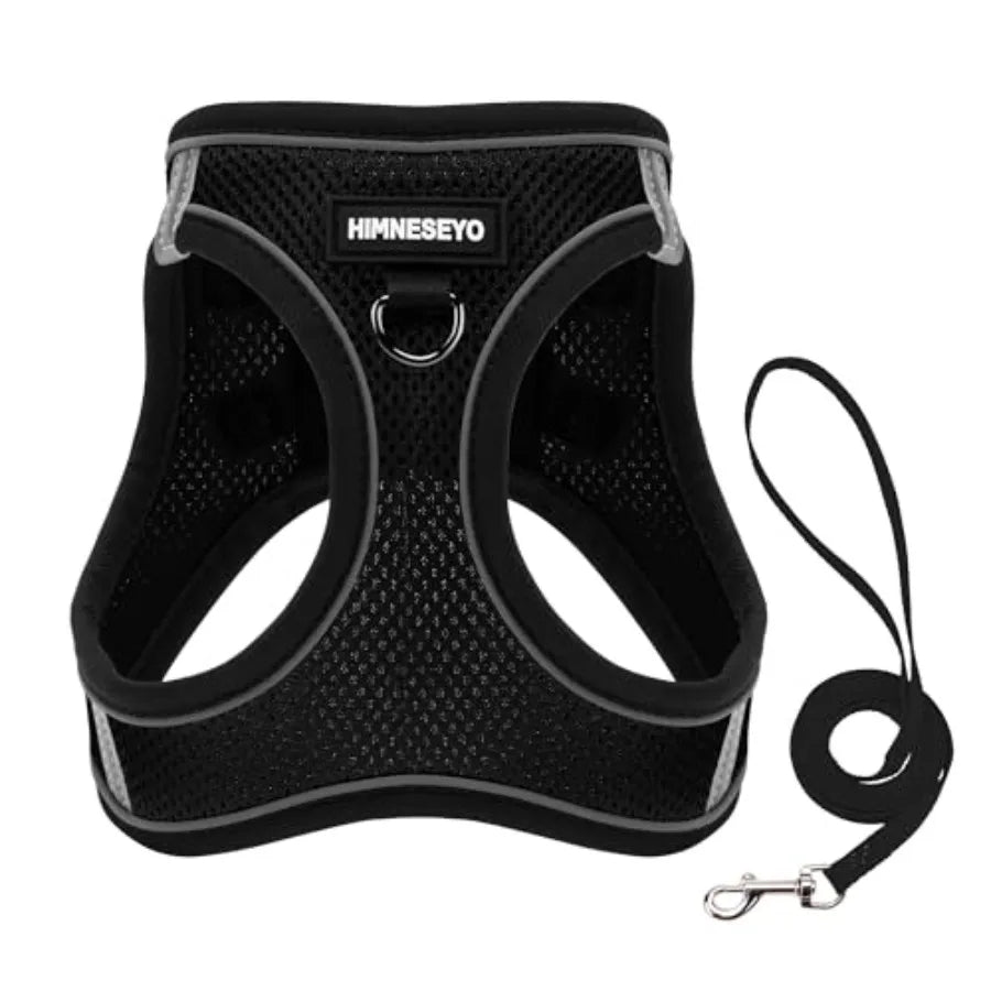 No-Pull Dog Harness And Leash Set Step-In Reflective Easy Walk