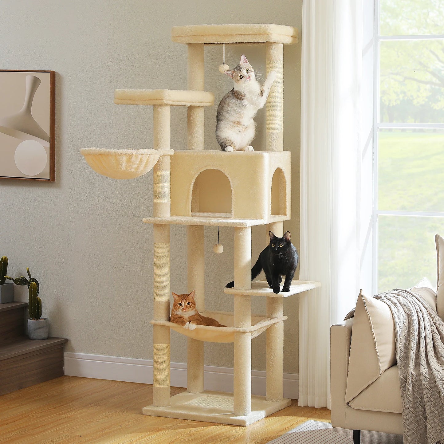 PAWZ Road Large Cat Tree For Indoor Cats