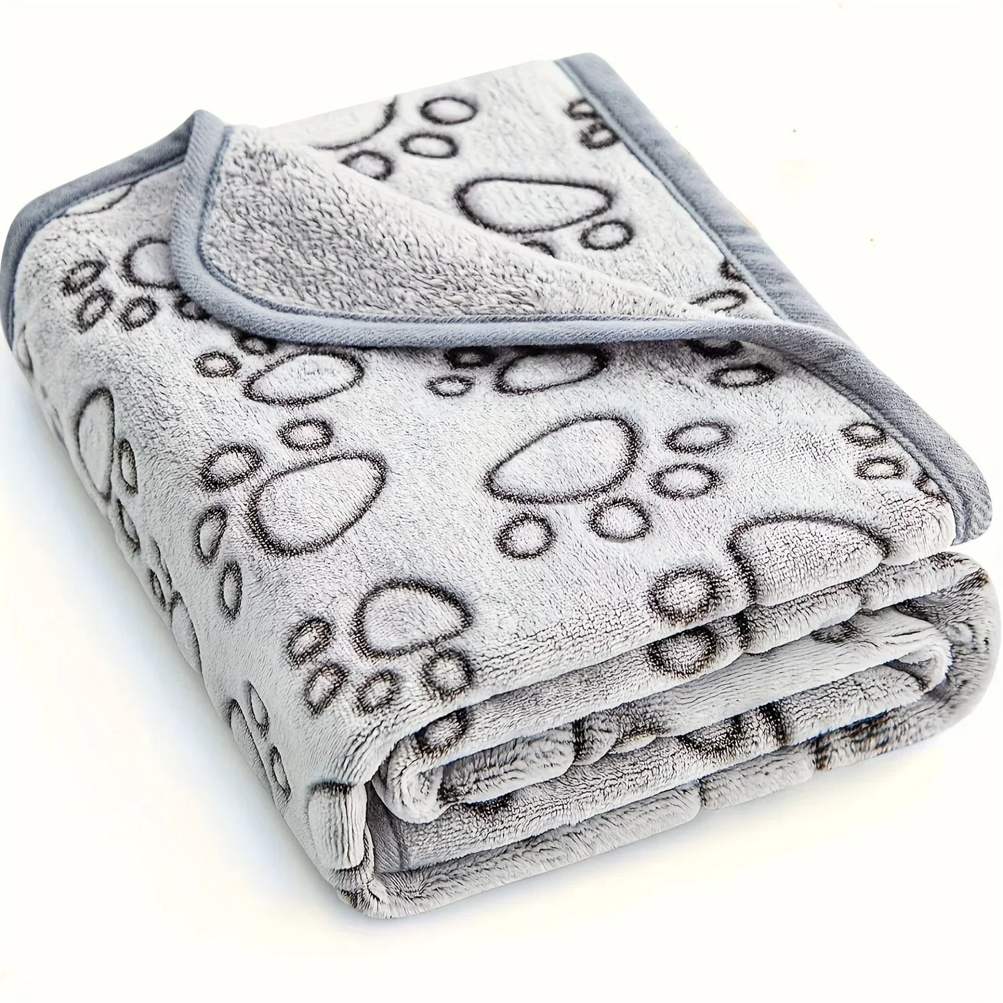 Soft Fluffy Pet Blanket For Cats And Dogs Cartoon Pattern