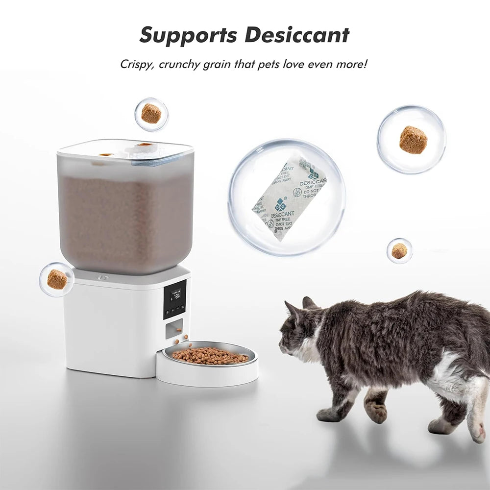 Furpipi Automatic Dog Feeder With Key Control And Time Setting