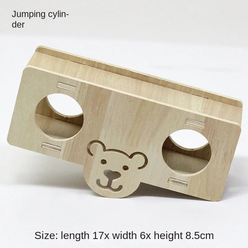 NONECN Hamster Wooden Toys and Accessories Kit