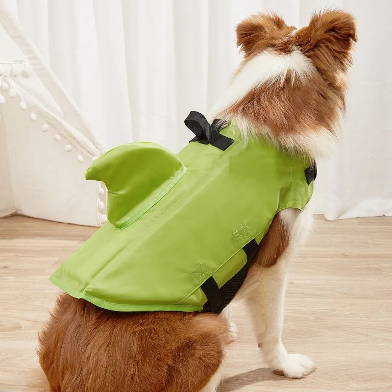 Dog Life Vest Adjustable Buoyant Safety Jacket For Dogs