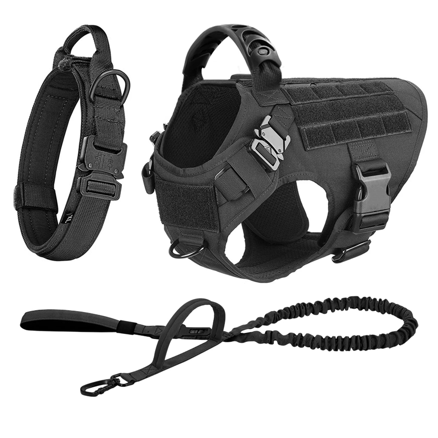 PETRAVEL Dog Harness And Leash Set Padded Vest For Training