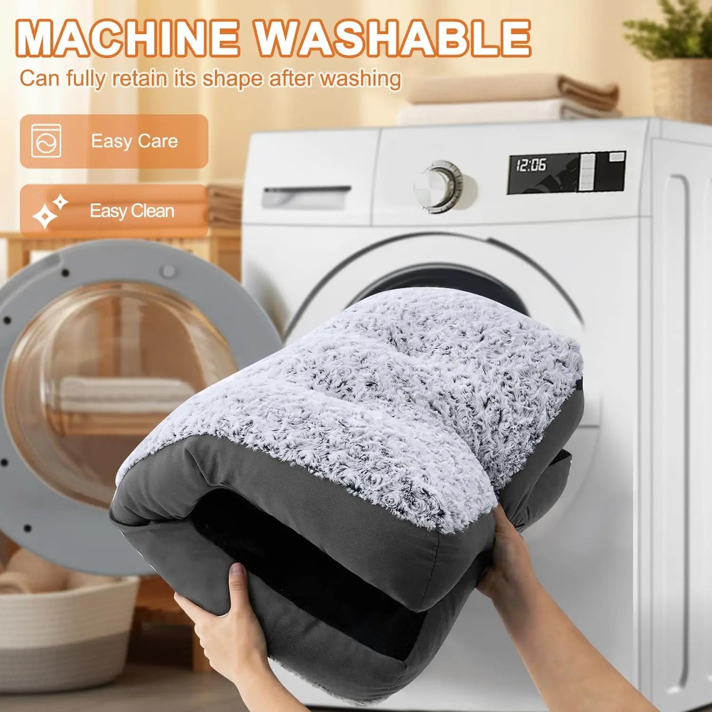 Washable Dog Crate Mat Anti Slip Waterproof Deluxe Bed For Dogs