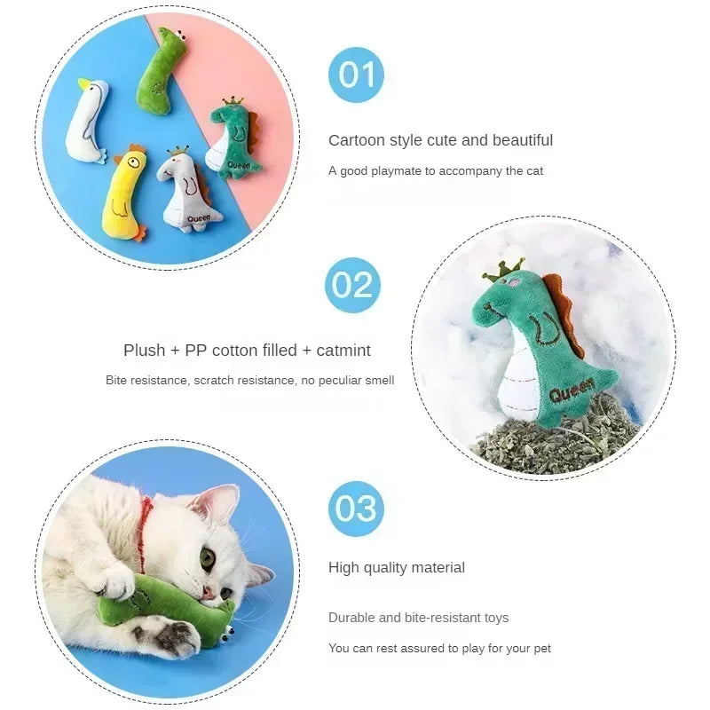 Catnip Plush Thumb Toy For Cats Chew And Scratch Toy