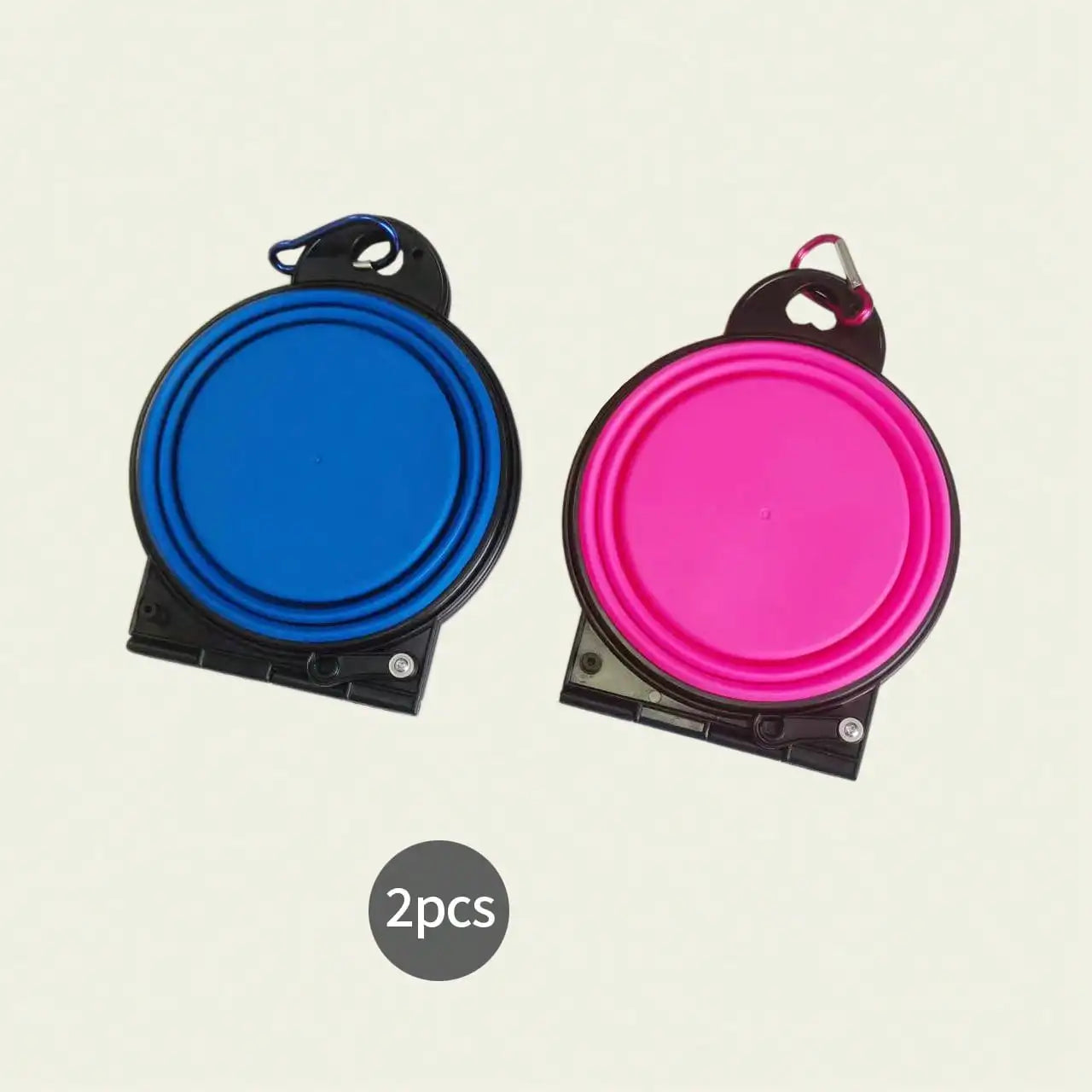 Portable Foldable Dog Bowl Collapsible Silicone Water Dish For Travel