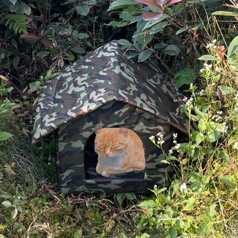 Outdoor Waterproof Winter Warm Cat And Dog House Shelter