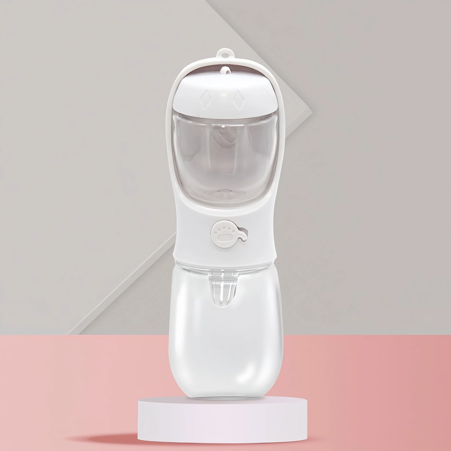 Portable Dog Cat Water Bottle With Storage For Food