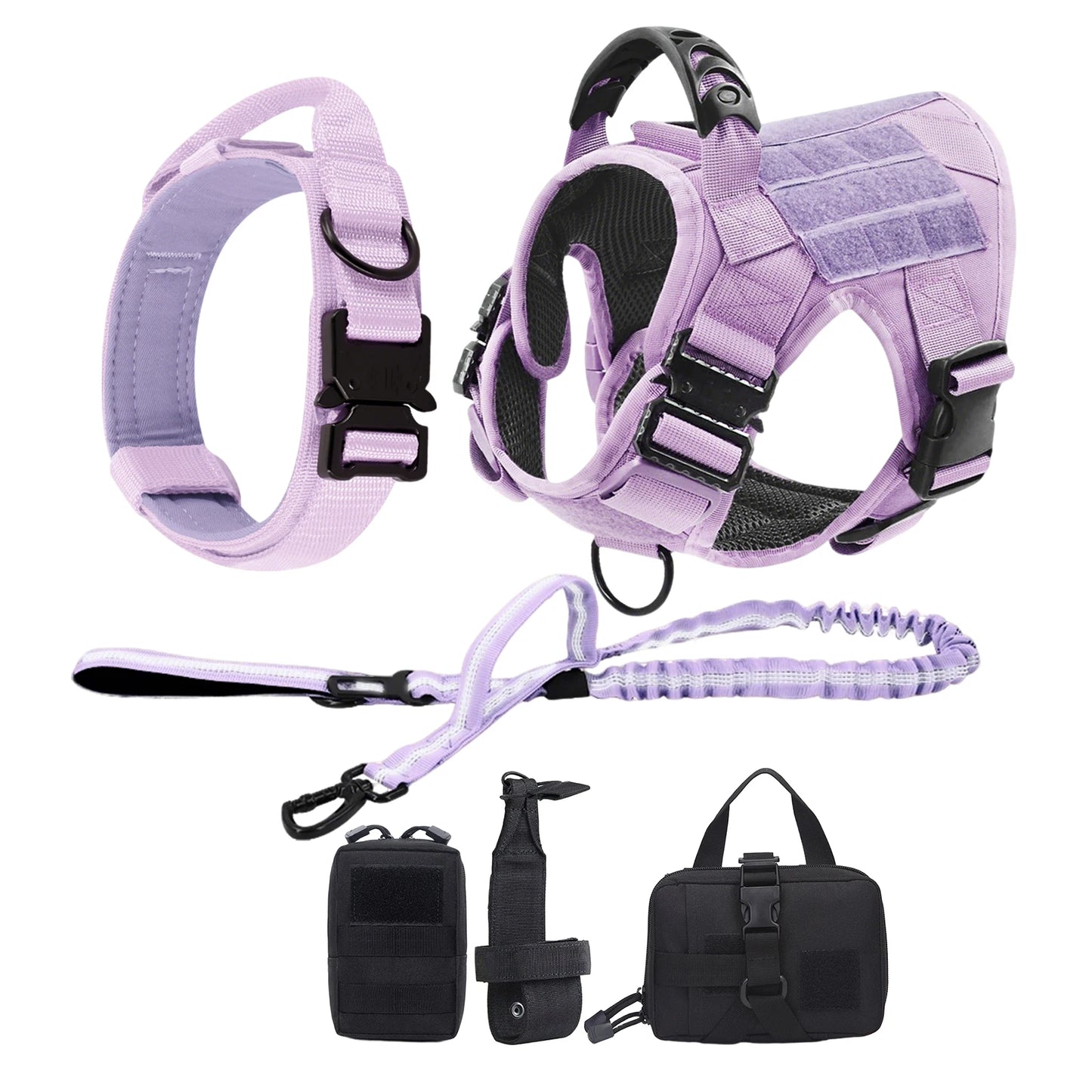 PETRAVEL Military Camouflage Dog Harness For Large And Medium Dogs