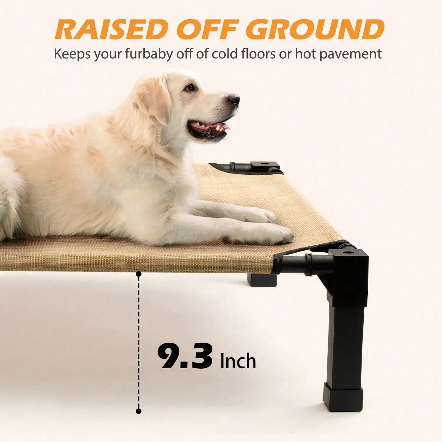 Elevated Dog Bed Outdoor Cot For Large Pets Non Slip