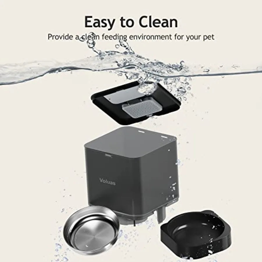Automatic Cat Feeder With Timer And Portion Control