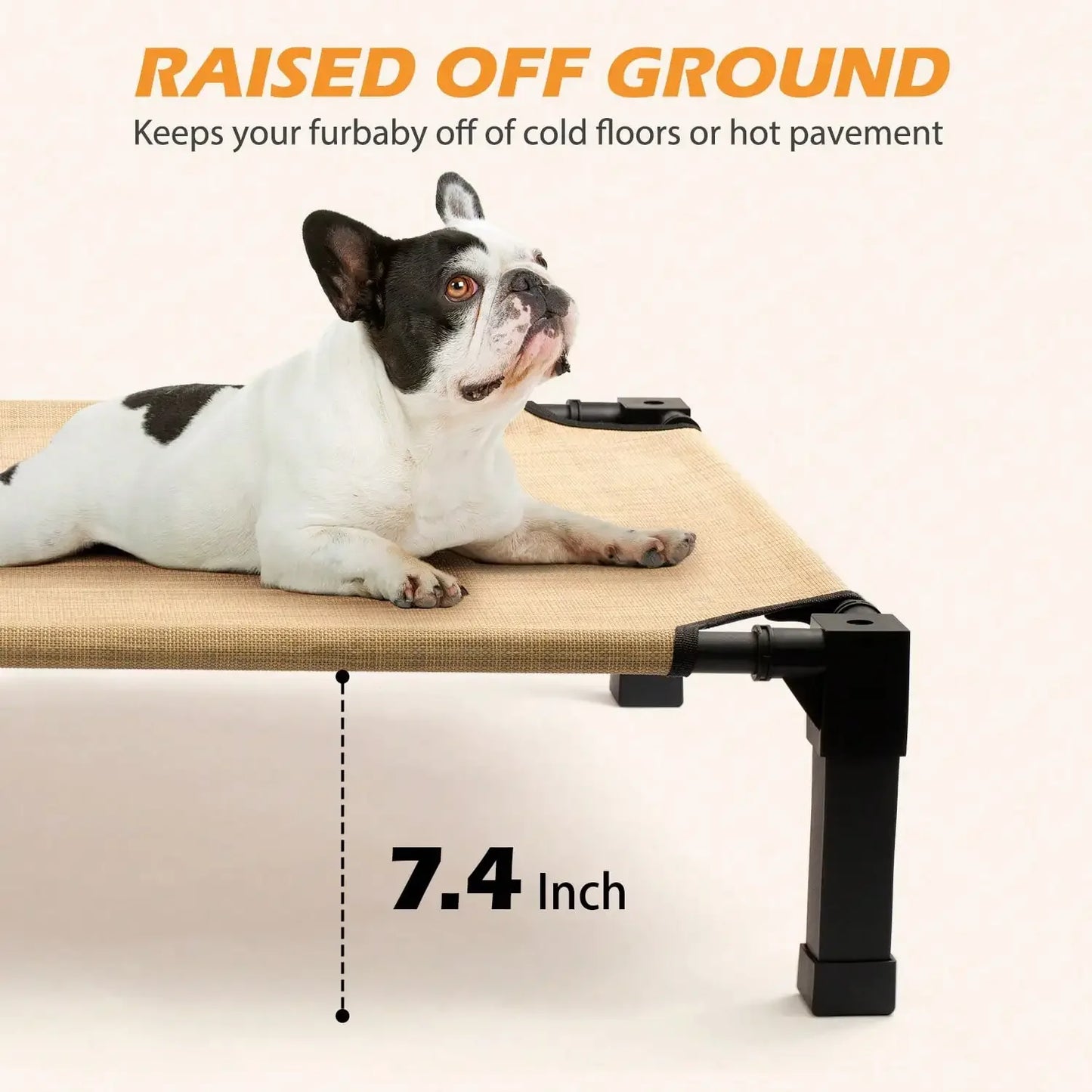 Elevated Dog Bed Outdoor Cot For Large Pets Non Slip