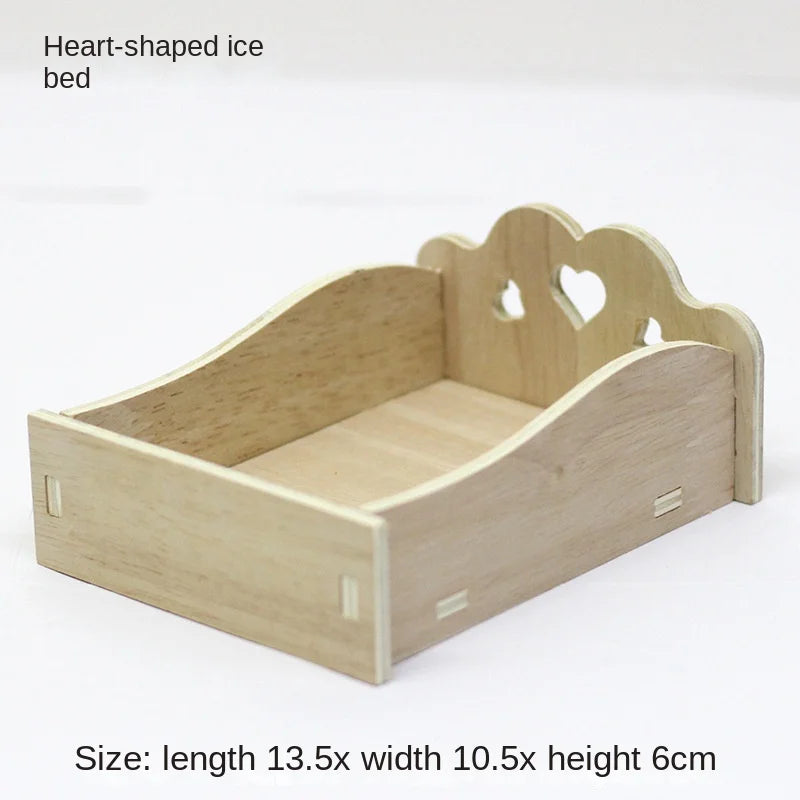 NONECN Hamster Wooden Toys and Accessories Kit