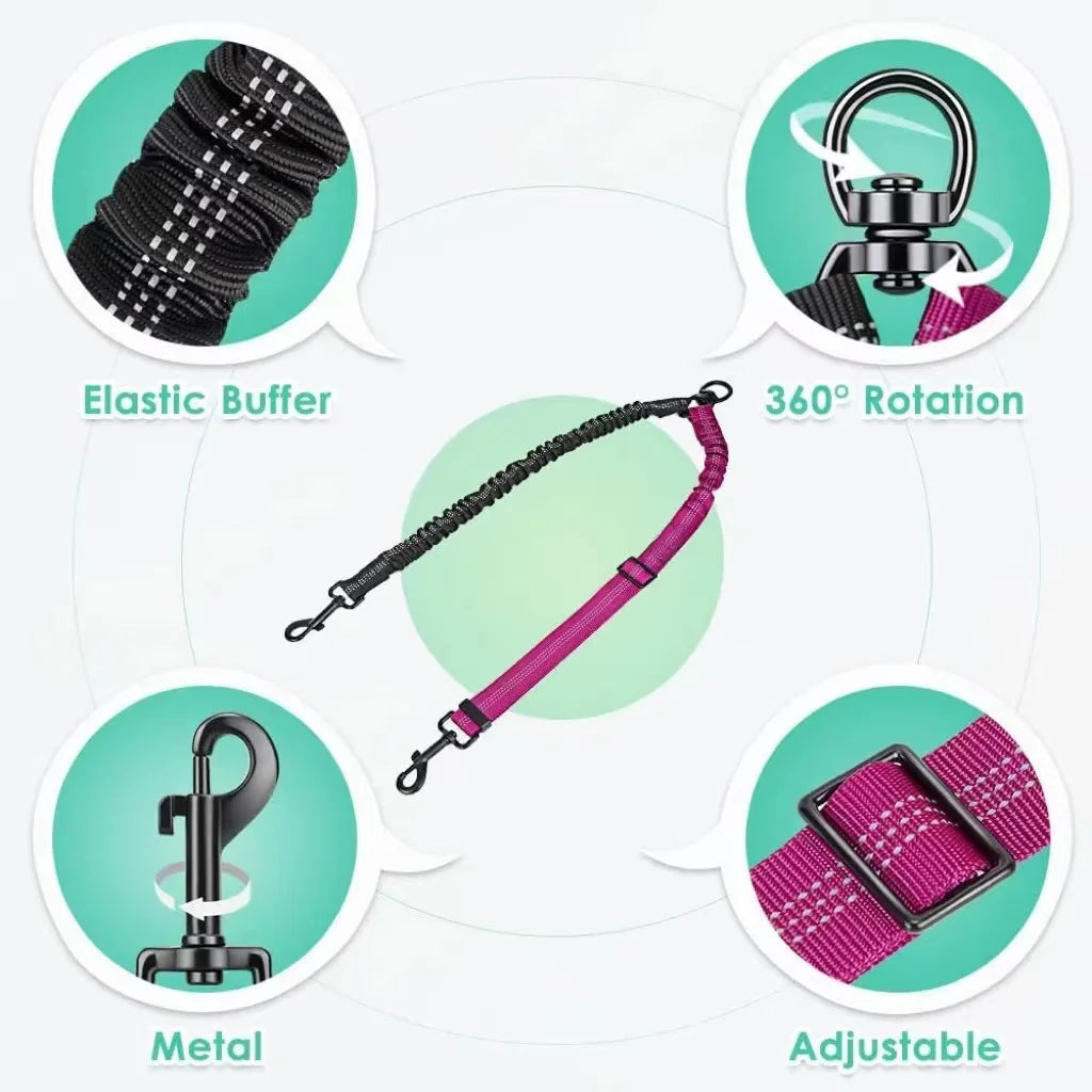 Double Dog Leash Attachment for Training