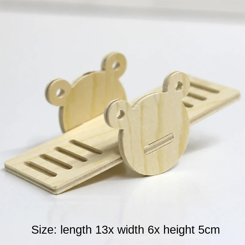 NONECN Hamster Wooden Toys and Accessories Kit