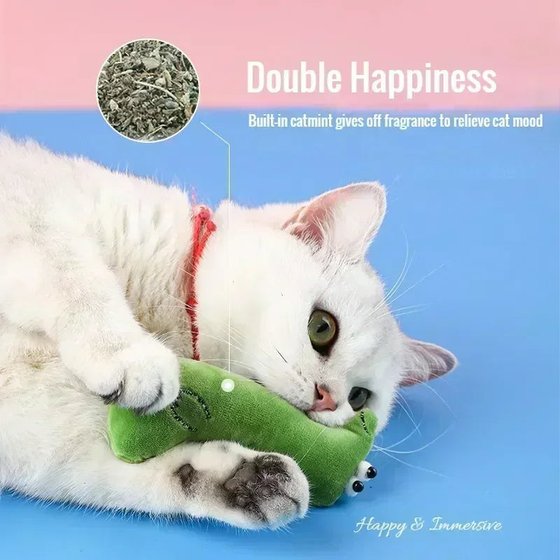 Catnip Plush Thumb Toy For Cats Chew And Scratch Toy