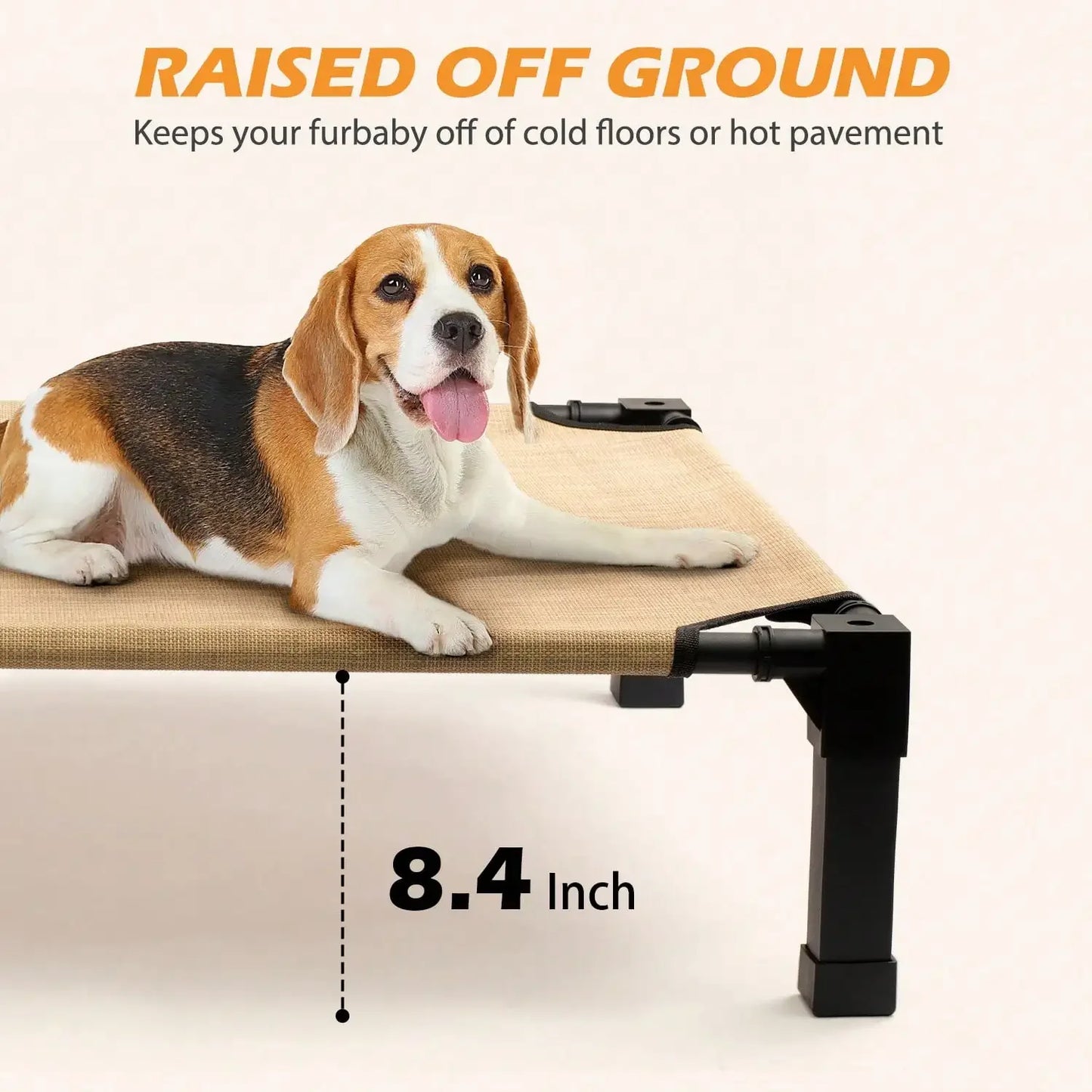 Elevated Dog Bed Outdoor Cot For Large Pets Non Slip