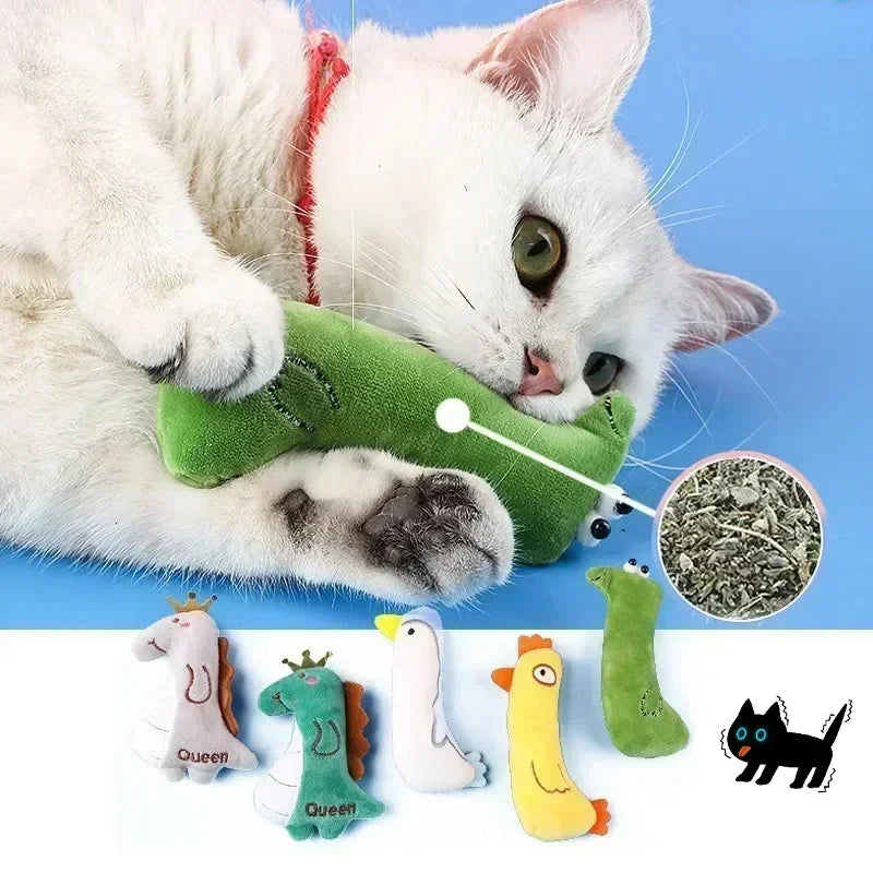 Catnip Plush Thumb Toy For Cats Chew And Scratch Toy
