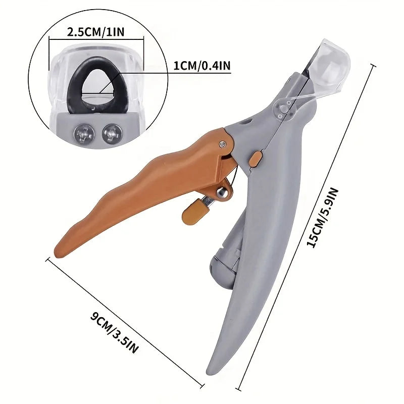 LED Pet Nail Clipper With Light For Cats And Dogs Safe