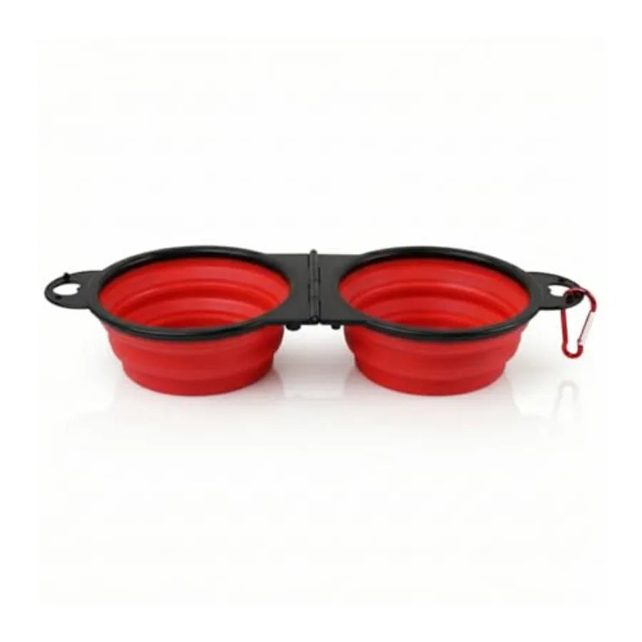 Adjustable Foldable Travel Pet Bowl For Dogs And Cats