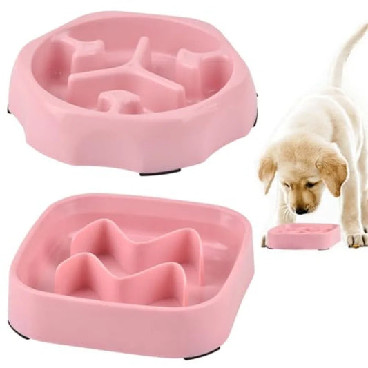 2 Pack Slow Feeder Bowls Silicone For Pets Non Slip