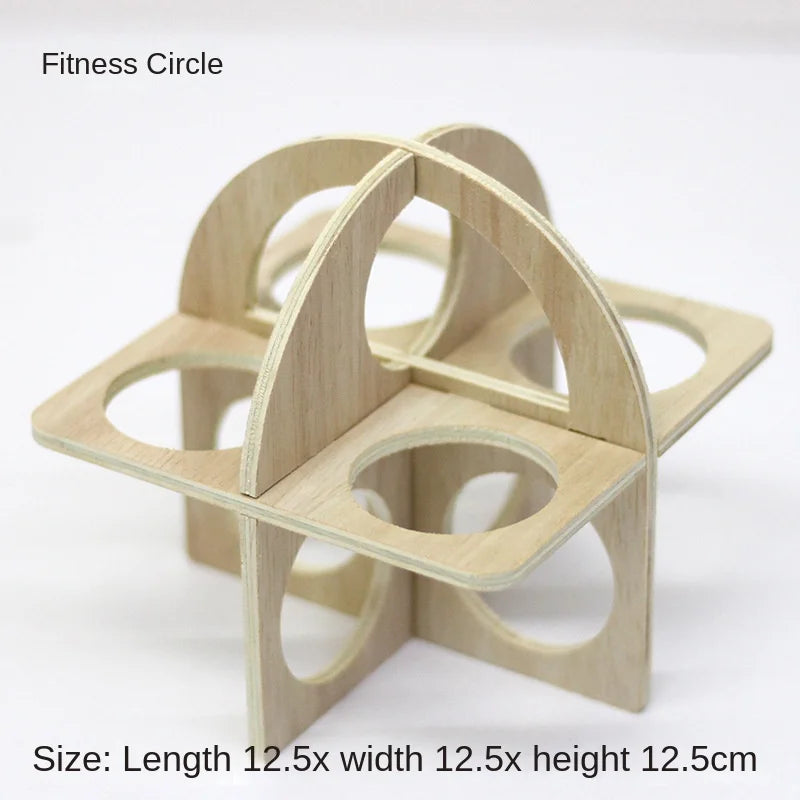 NONECN Hamster Wooden Toys and Accessories Kit