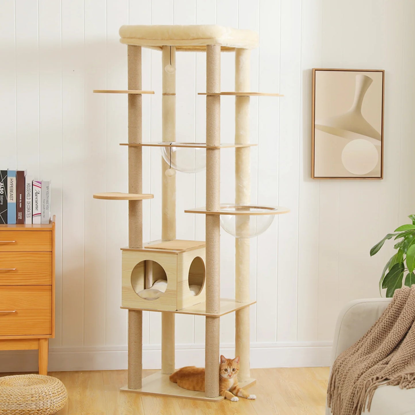 PAWZ Ro Multi Level Cat Tree Indoor Tower Scratching Posts