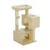 PEQULTICN Cat Tree Three Level Tower With Detachable Top Perch