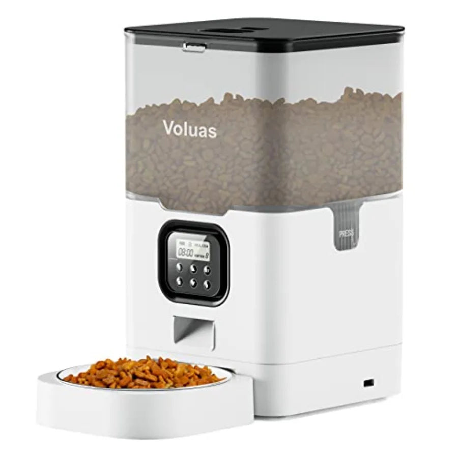 Automatic Cat Feeder With Timer And Portion Control