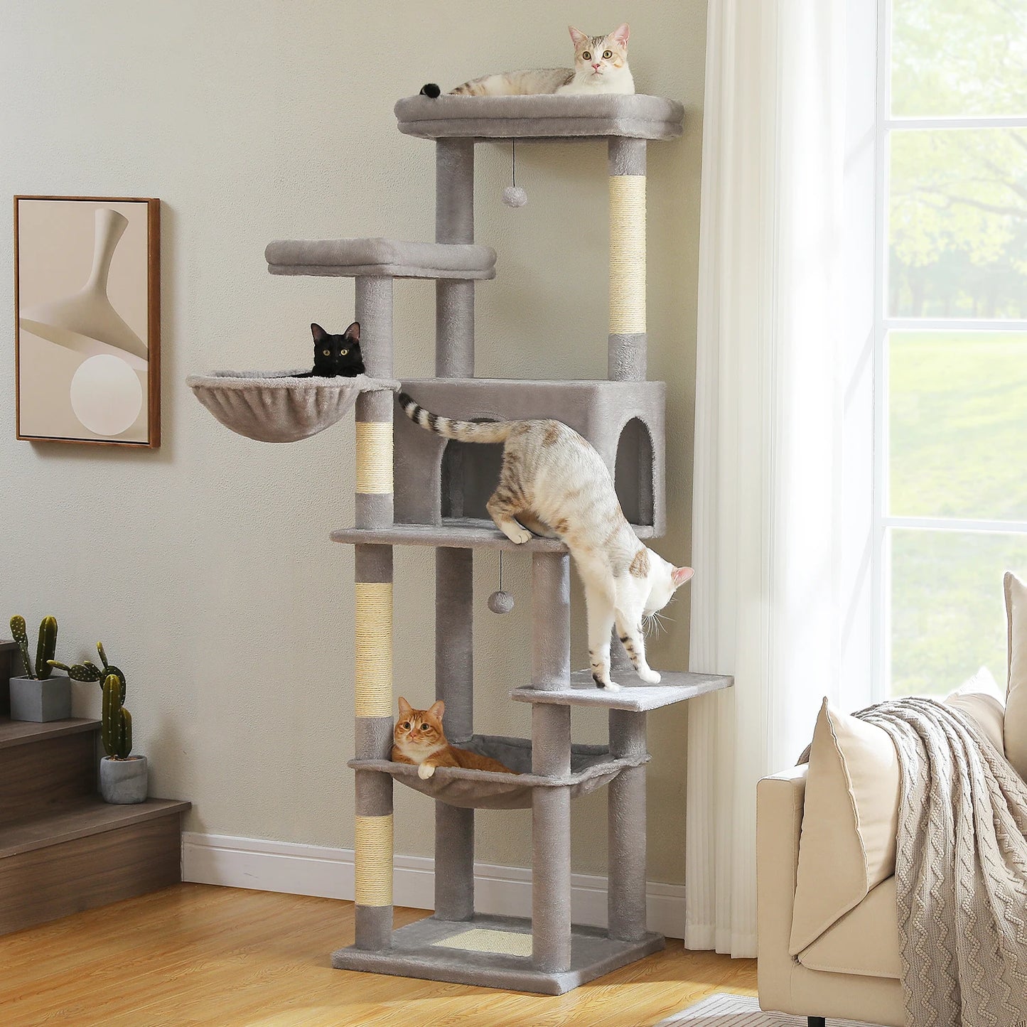 PAWZ Road Large Cat Tree For Indoor Cats