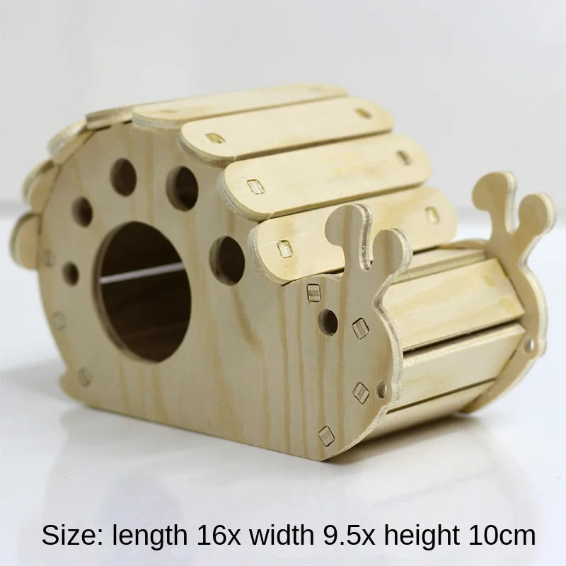 NONECN Hamster Wooden Toys and Accessories Kit