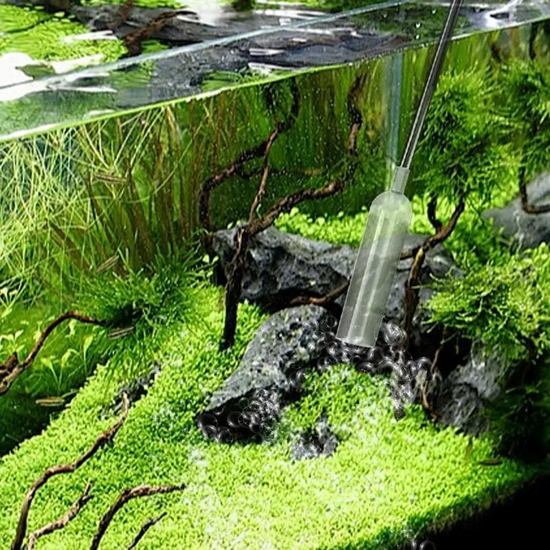 Aquarium Siphon Vacuum Cleaner For Fish Tank Gravel Cleaning