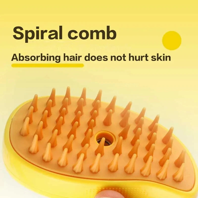 ATMDOG Electric Steamy Dog Brush For Pet Grooming