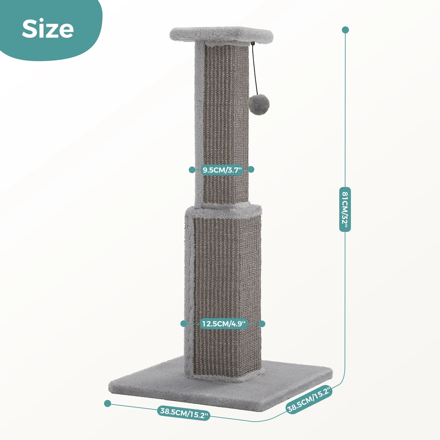 PAWZ Road Cat Scratching Post Indoor Ultimate Scratch Toy