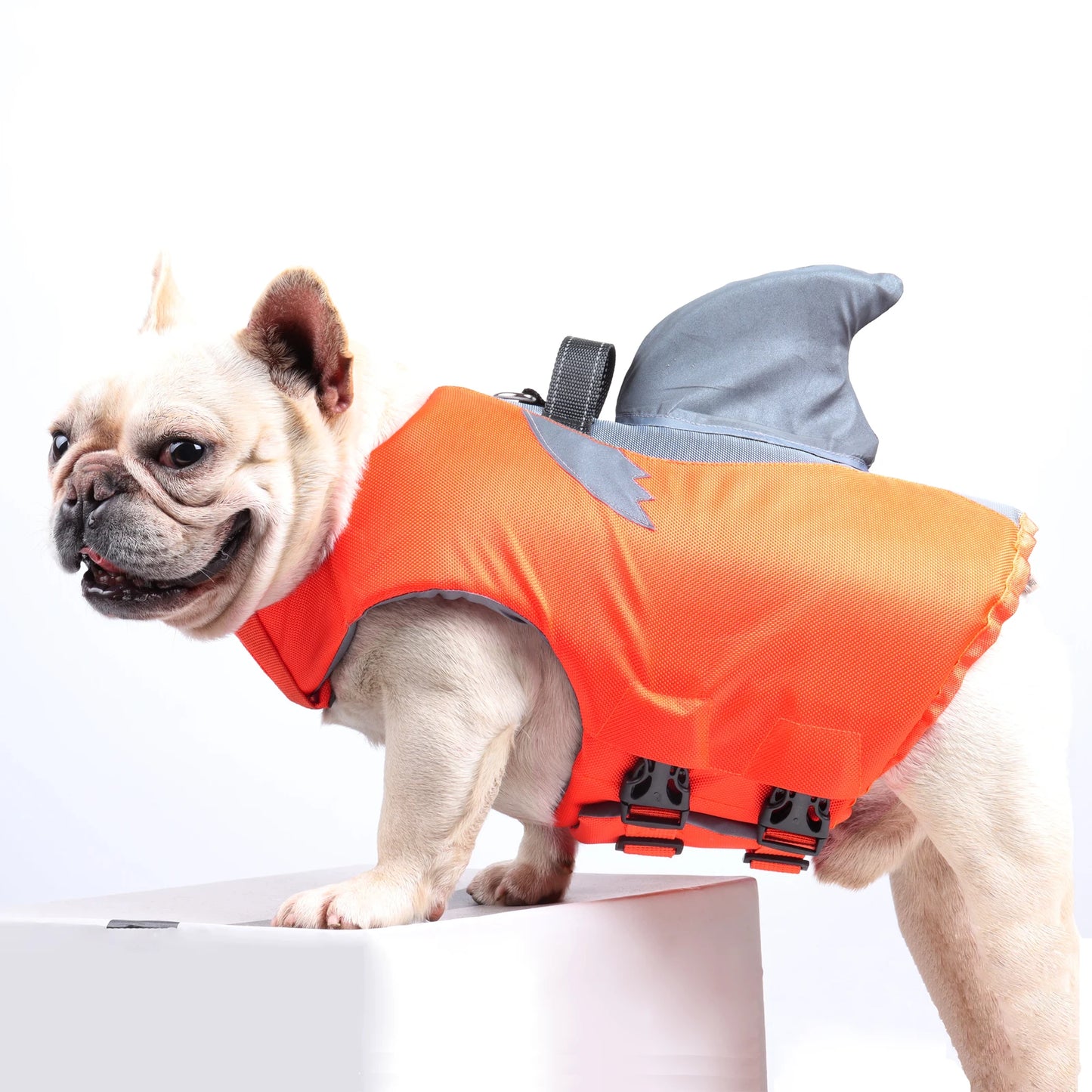 WANGUPET Reflective Dog Life Jacket With Rescue Handle