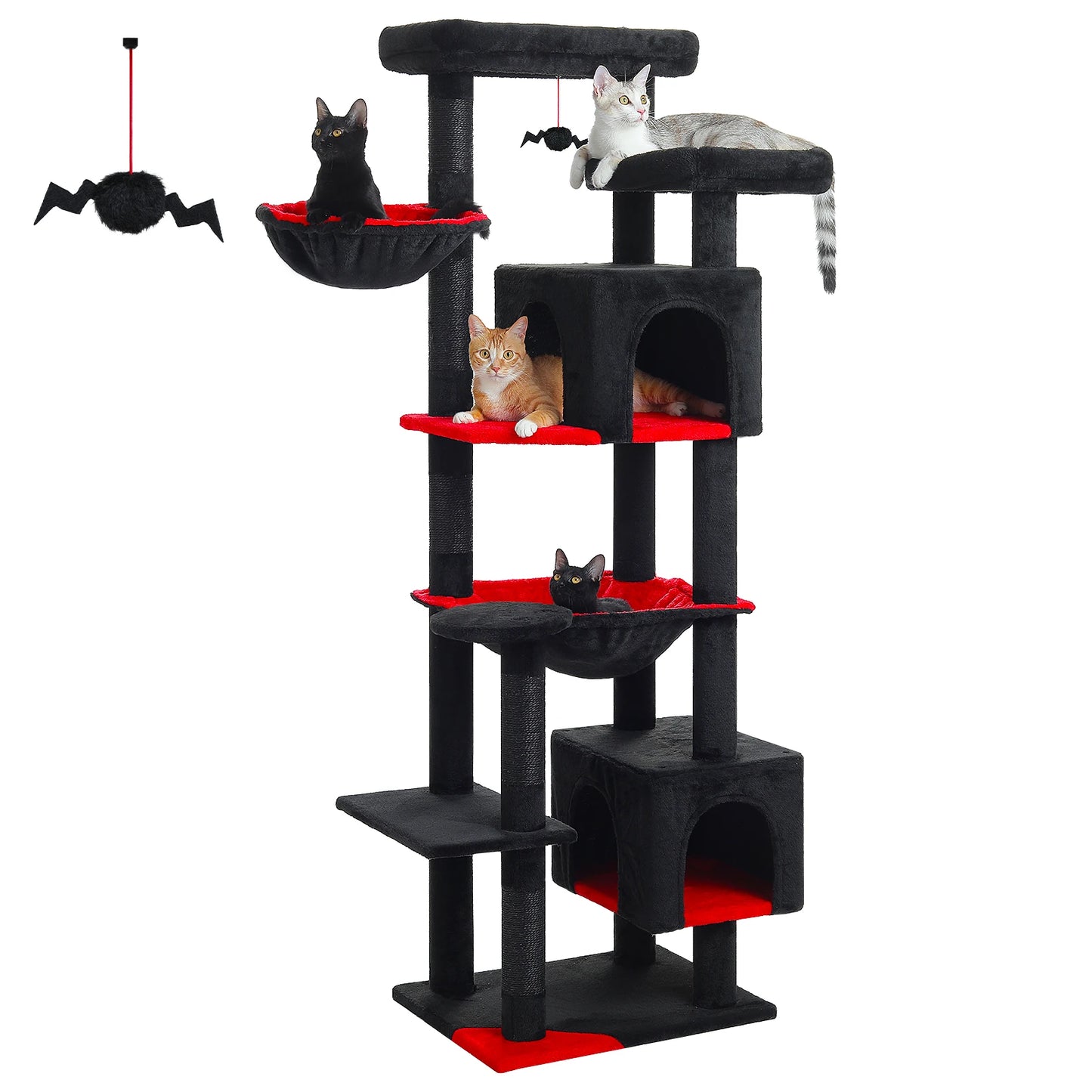 PAWZ Road Tall Cat Tree for Indoor Cats Scratching Posts
