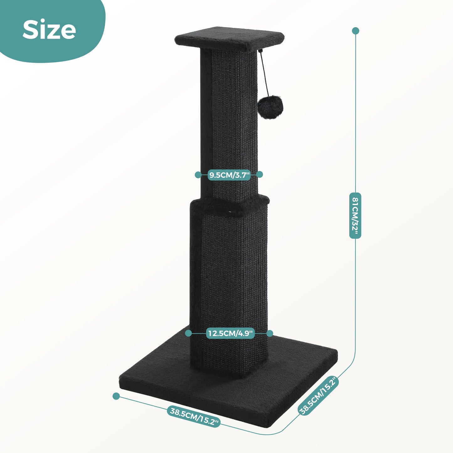 PAWZ Road Cat Scratching Post Indoor Ultimate Scratch Toy