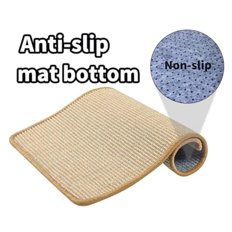 Sisal Bunny Scratch Pad For Rabbits Natural Grass Mat