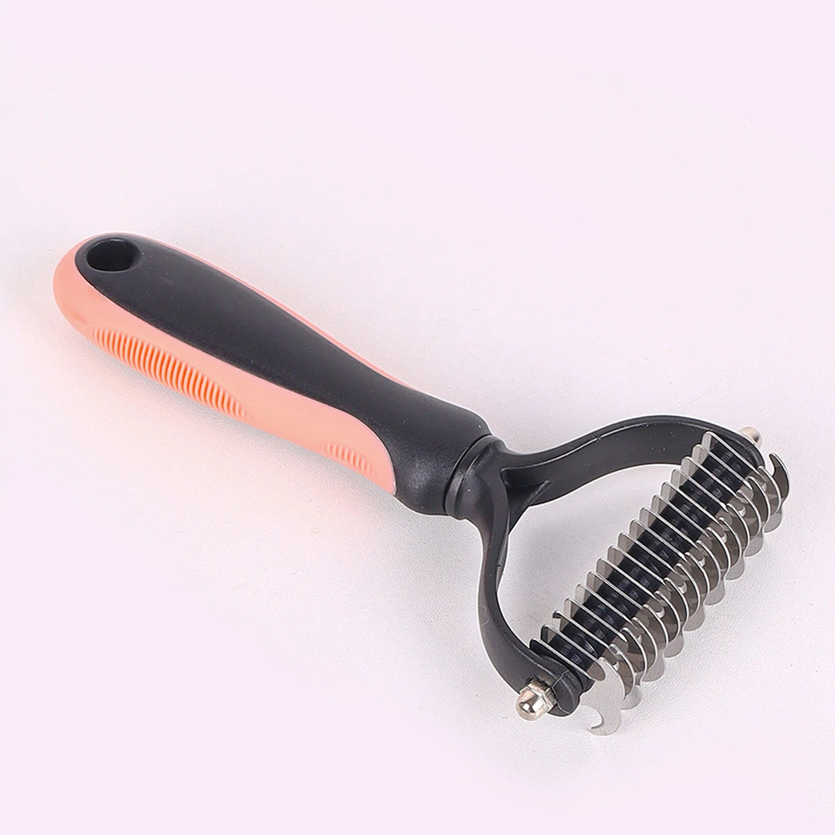 Pet Grooming Brush Double Sided Dematting Rake for Dogs Cats