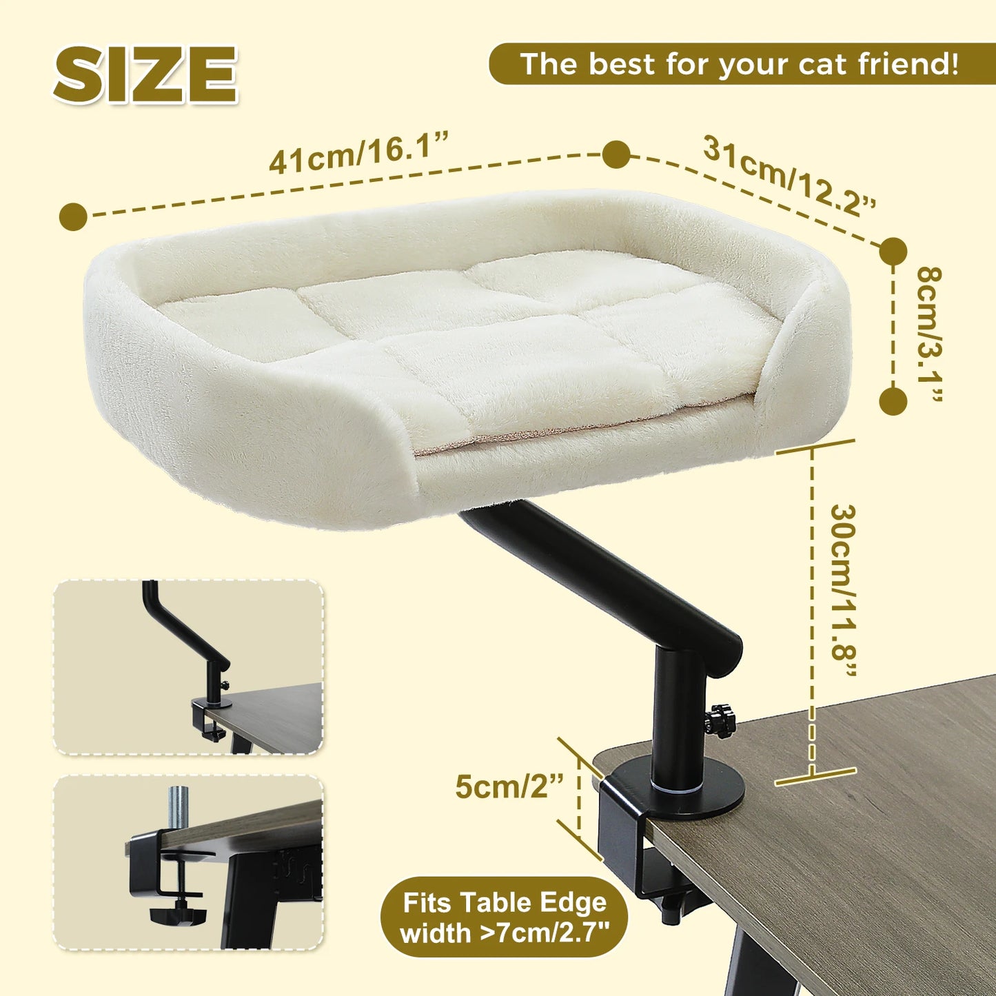 PAWZ Road Cat Desk Bed Stand Rotatable For Indoor Cats