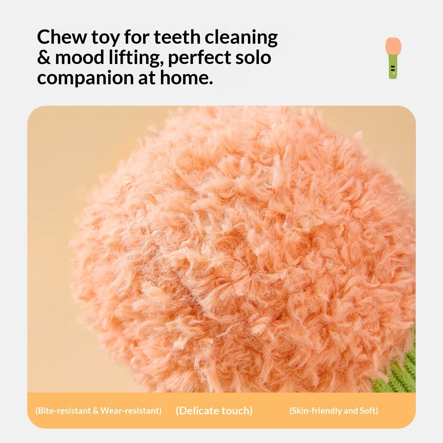 Self Play Cat Toy Crinkle Paper Squeaky Teaser Wand